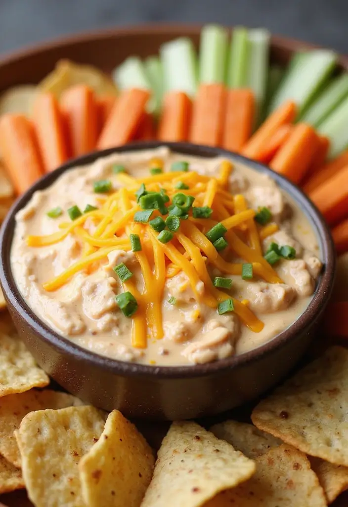 25 Healthy Buffalo Chicken Dip Recipes That Everyone Loves - 17. Buffalo Chicken Dip with Creamy Ranch