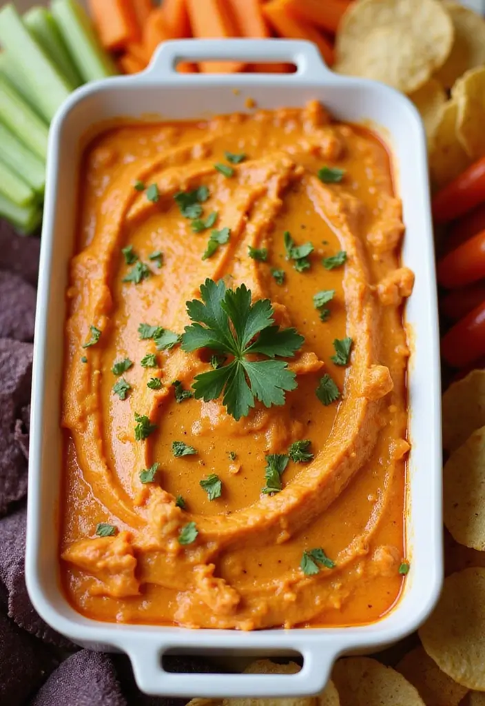 25 Healthy Buffalo Chicken Dip Recipes That Everyone Loves - 22. Buffalo Chicken Dip with Smoked Paprika