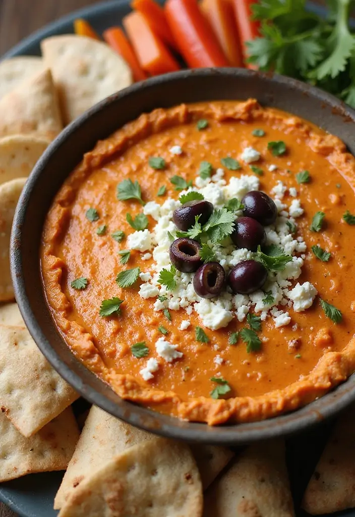 25 Healthy Buffalo Chicken Dip Recipes That Everyone Loves - 25. Mediterranean Buffalo Chicken Dip