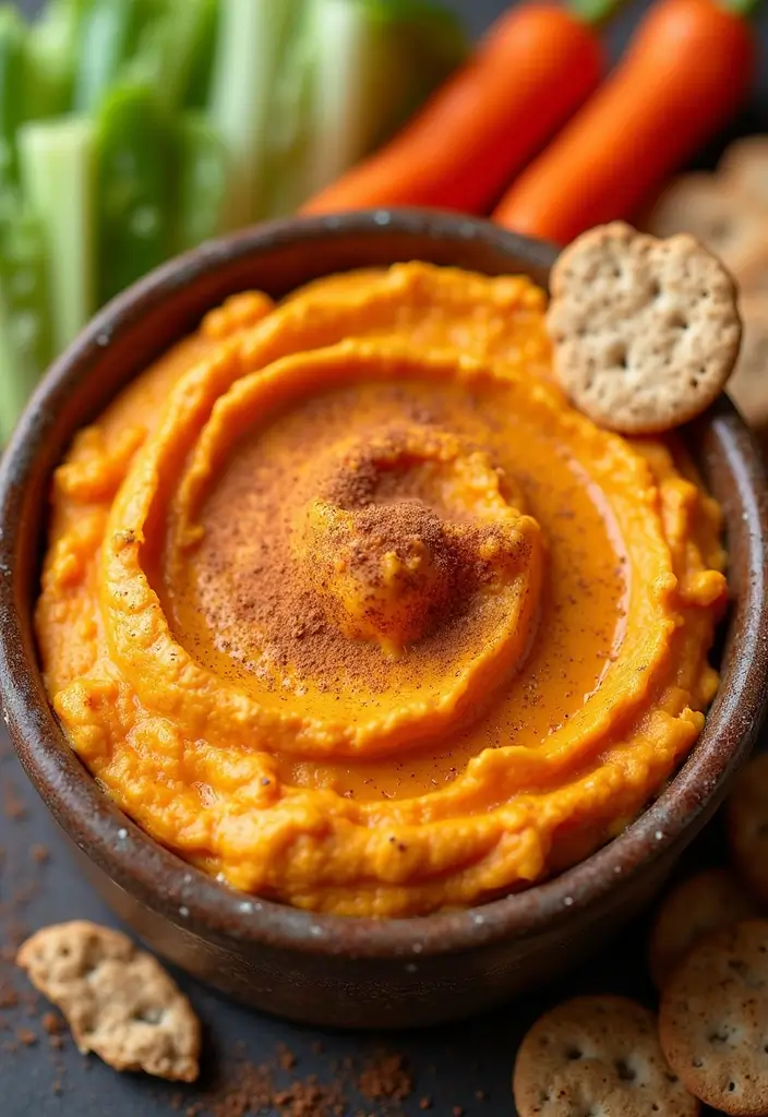 25 Healthy Dip Recipes for Clean Eating Snacks - 11. Sweet Potato Dip
