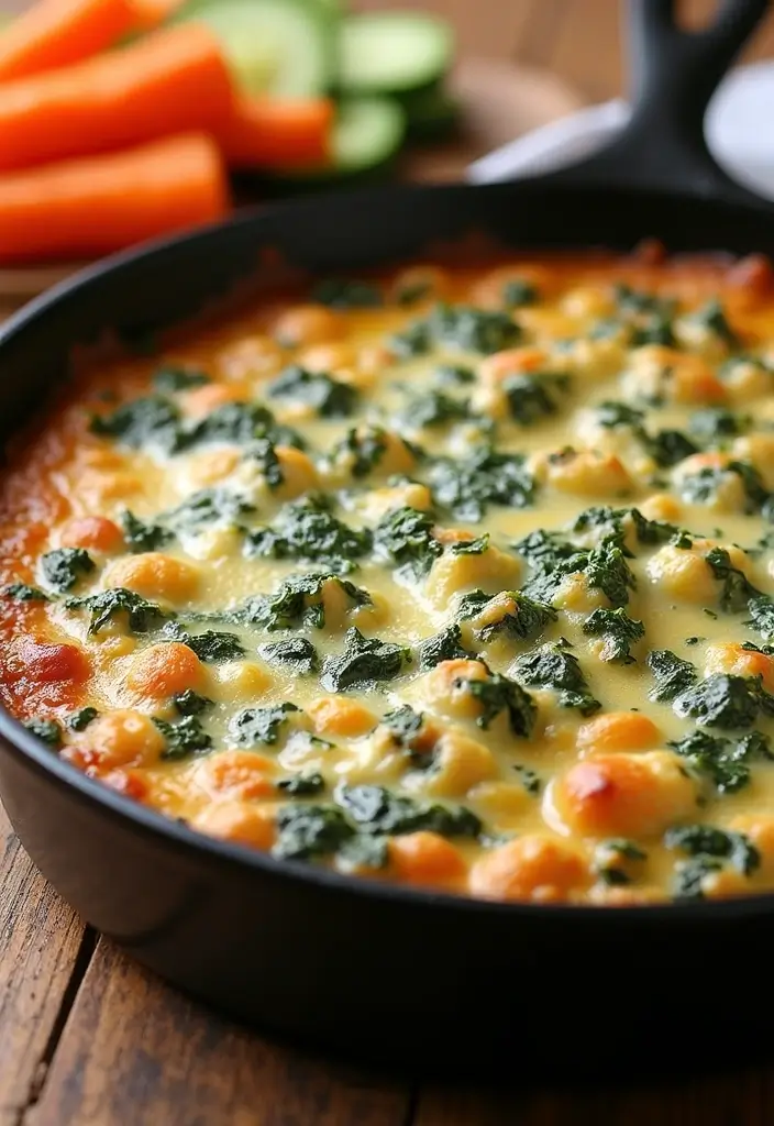 25 Healthy Vegetable Dip Recipes for Clean Eating Snacks - 4. Spinach and Artichoke Dip
