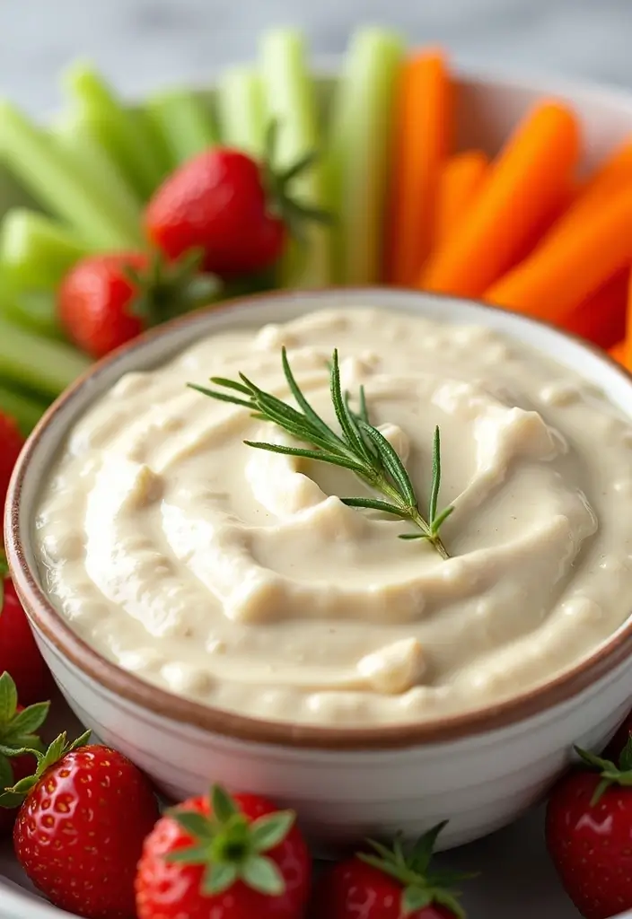 25 Healthy Vegetable Dip Recipes for Clean Eating Snacks - 8. White Bean and Rosemary Dip