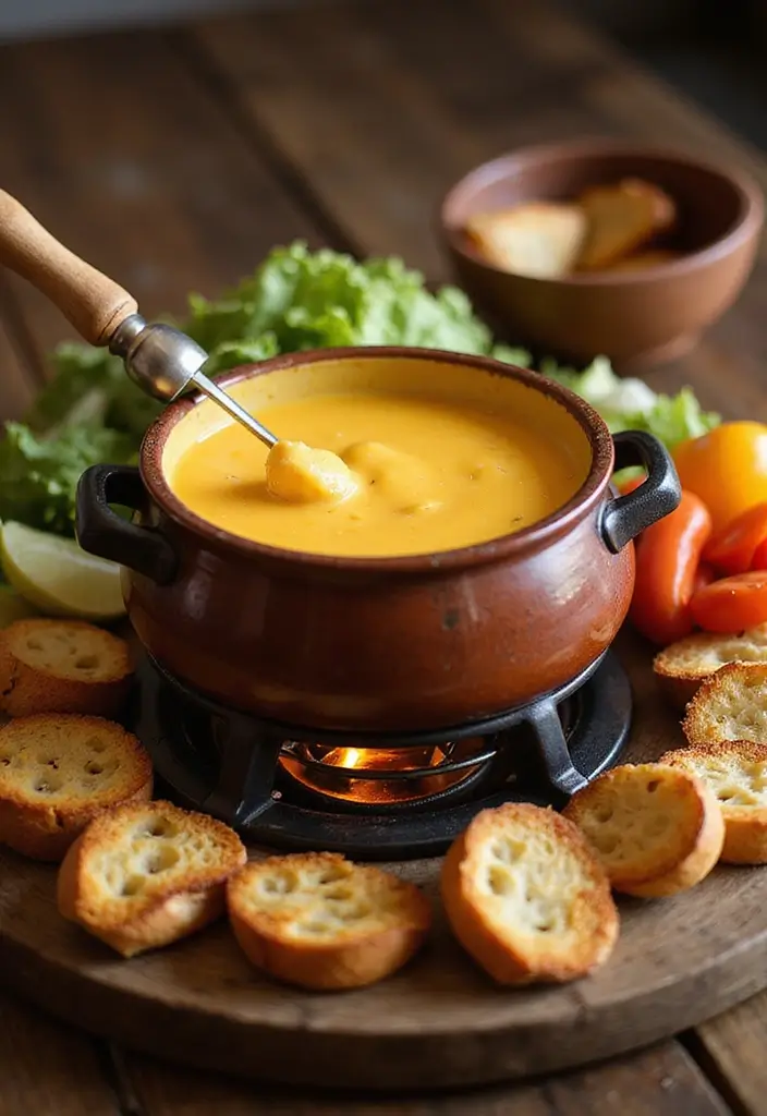 25 Hot Cheese Dip Recipes for Melty Goodness - 13. Cheese Fondue Dip