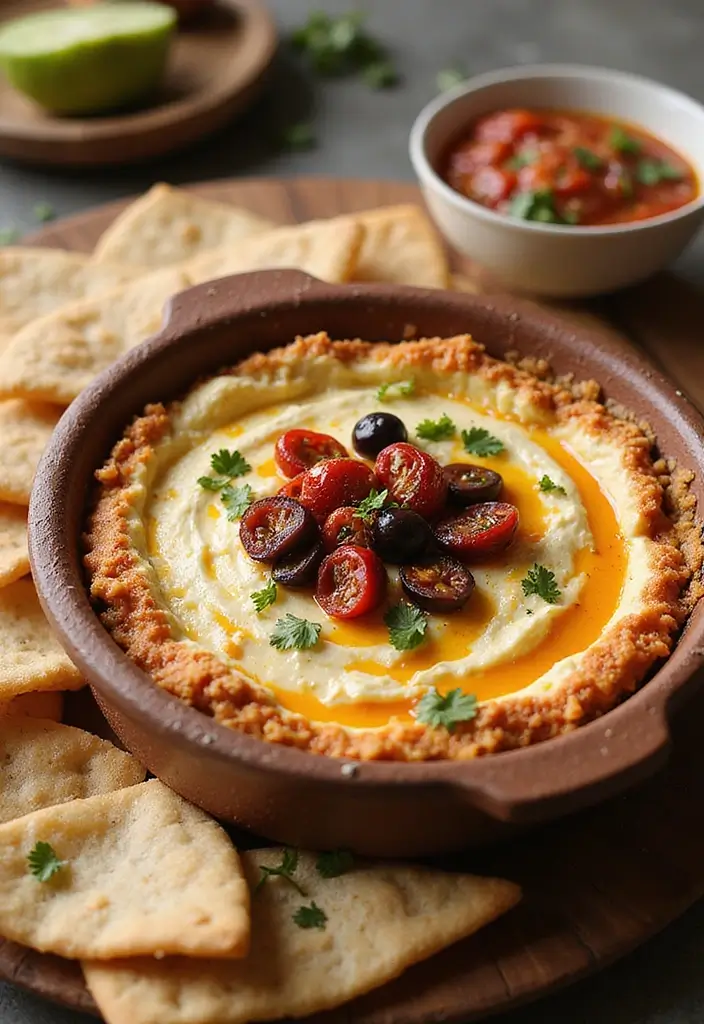 25 Hot Cheese Dip Recipes for Melty Goodness - 18. Mediterranean Cheese Dip