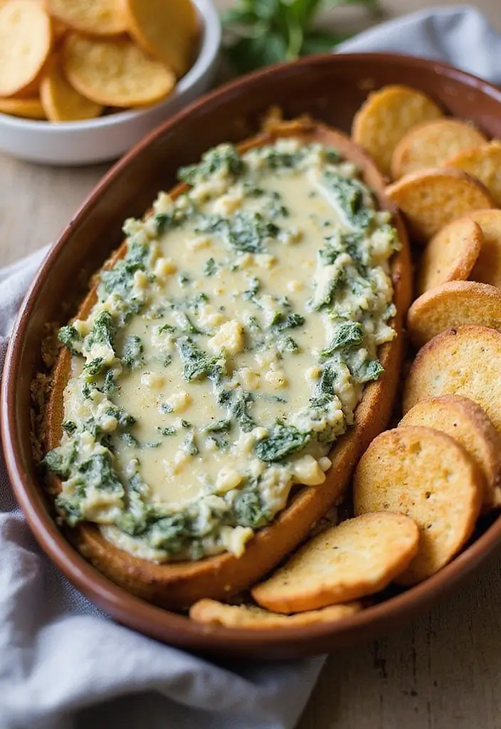 25 Hot Cheese Dip Recipes for Melty Goodness - 4. Spinach Artichoke Cheese Dip
