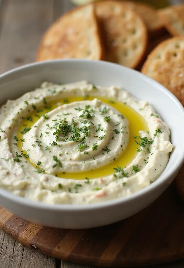 25 Hot Cheese Dip Recipes for Melty Goodness - 7. Roasted Garlic and Herb Cheese Dip
