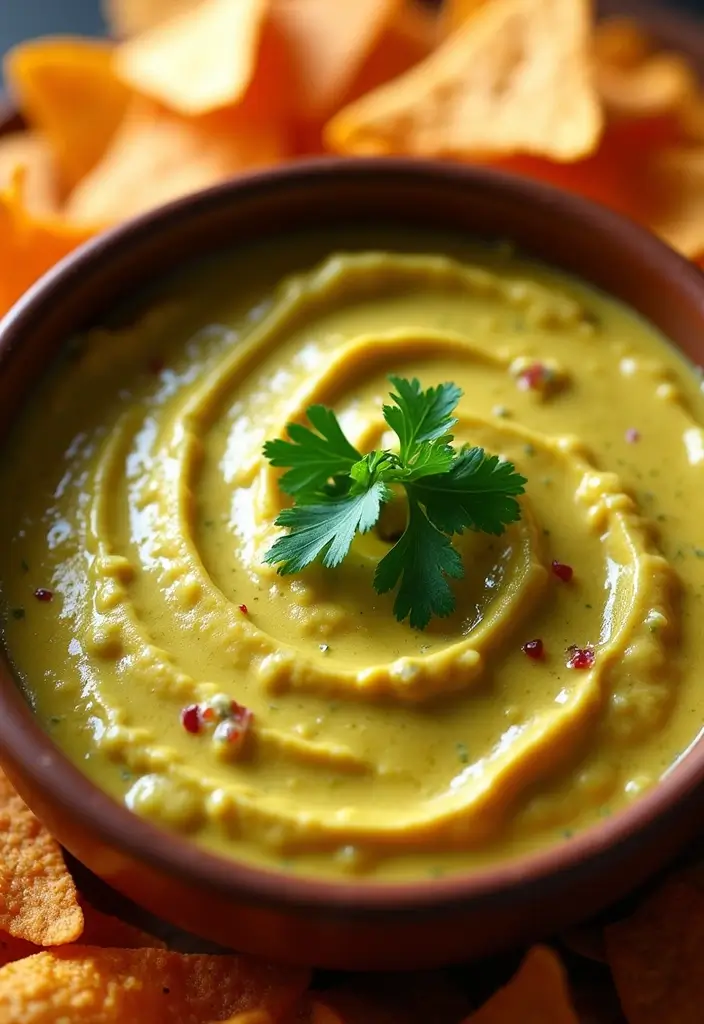 25 Hot Cheese Dip Recipes for Melty Goodness - 9. Cheesy Salsa Verde Dip