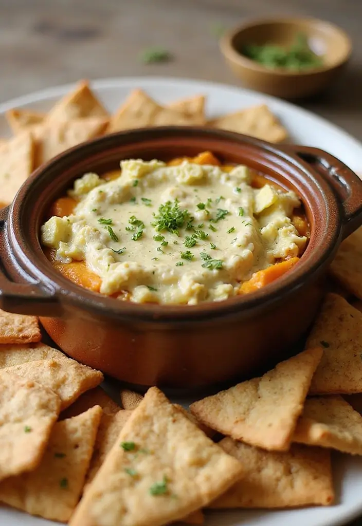25 Hot Crock Pot Dip Recipes That Keep Guests Coming Back - 16. Artichoke and Cheese Dip