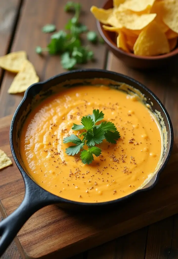25 Hot Crock Pot Dip Recipes That Keep Guests Coming Back - 7. Texas Queso Dip