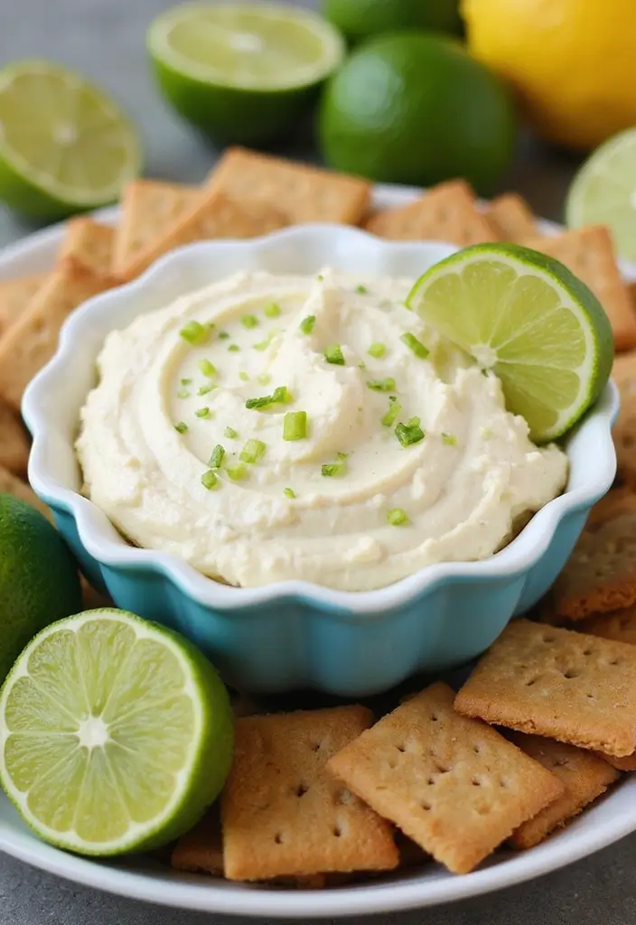 25 Sweet Cream Cheese Dip Recipes for Desserts and Parties - 12. Key Lime Pie Dip
