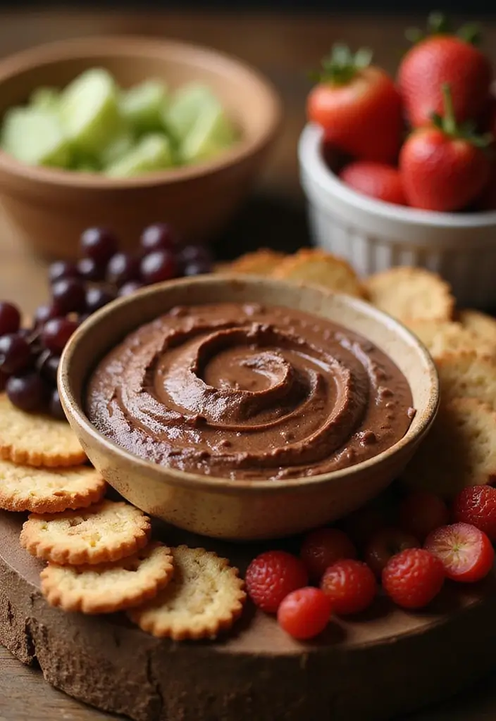 25 Sweet Cream Cheese Dip Recipes for Desserts and Parties - 14. Chocolate Hazelnut Dip