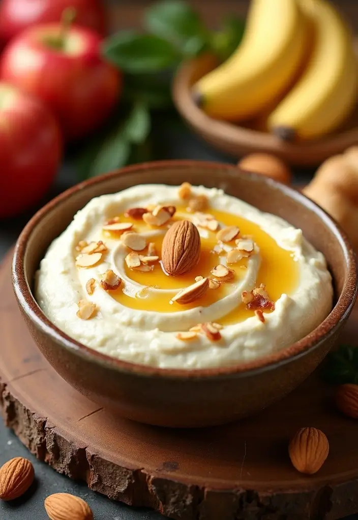 25 Sweet Cream Cheese Dip Recipes for Desserts and Parties - 24. Honey Almond Dip