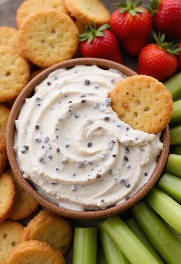 25 Sweet Dry Dip Mix Recipes to Make at Home - 1. Creamy Chocolate Chip Dip