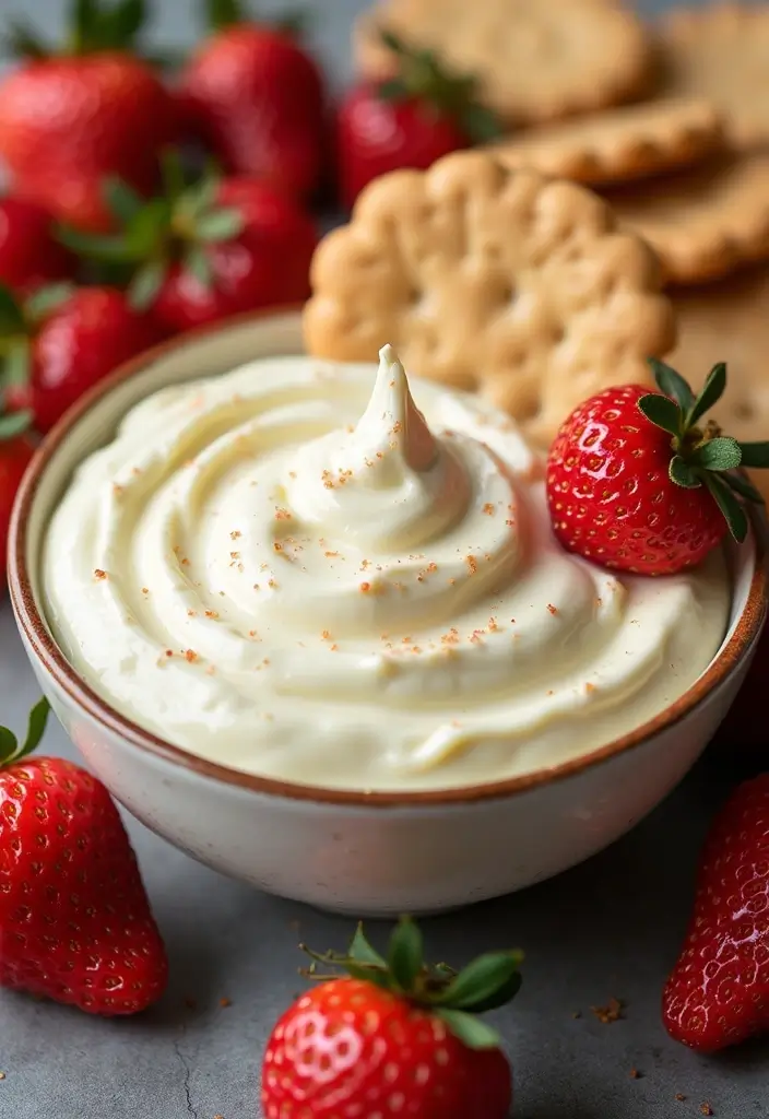 25 Sweet Dry Dip Mix Recipes to Make at Home - 10. White Chocolate Strawberry Dip