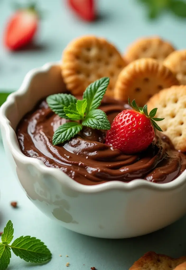 25 Sweet Dry Dip Mix Recipes to Make at Home - 14. Chocolate Mint Dip