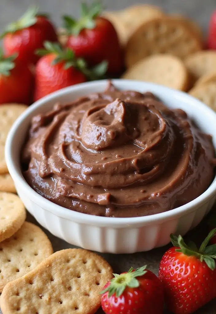 25 Sweet Dry Dip Mix Recipes to Make at Home - 22. Chocolate Strawberry Cheesecake Dip