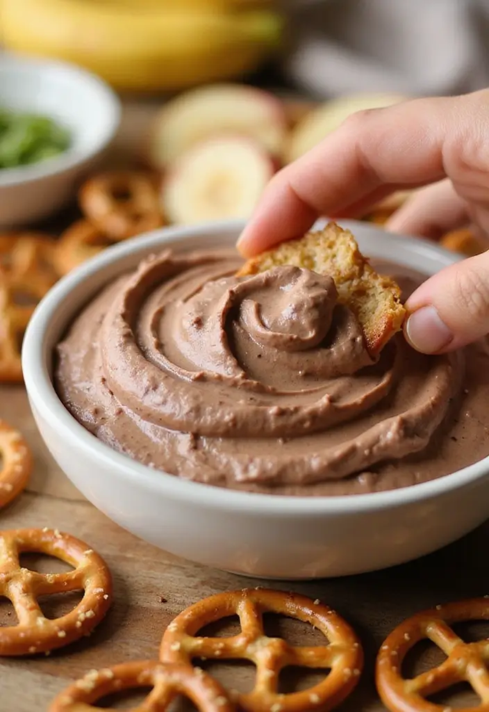 25 Sweet Dry Dip Mix Recipes to Make at Home - 25. Nutella and Banana Dip