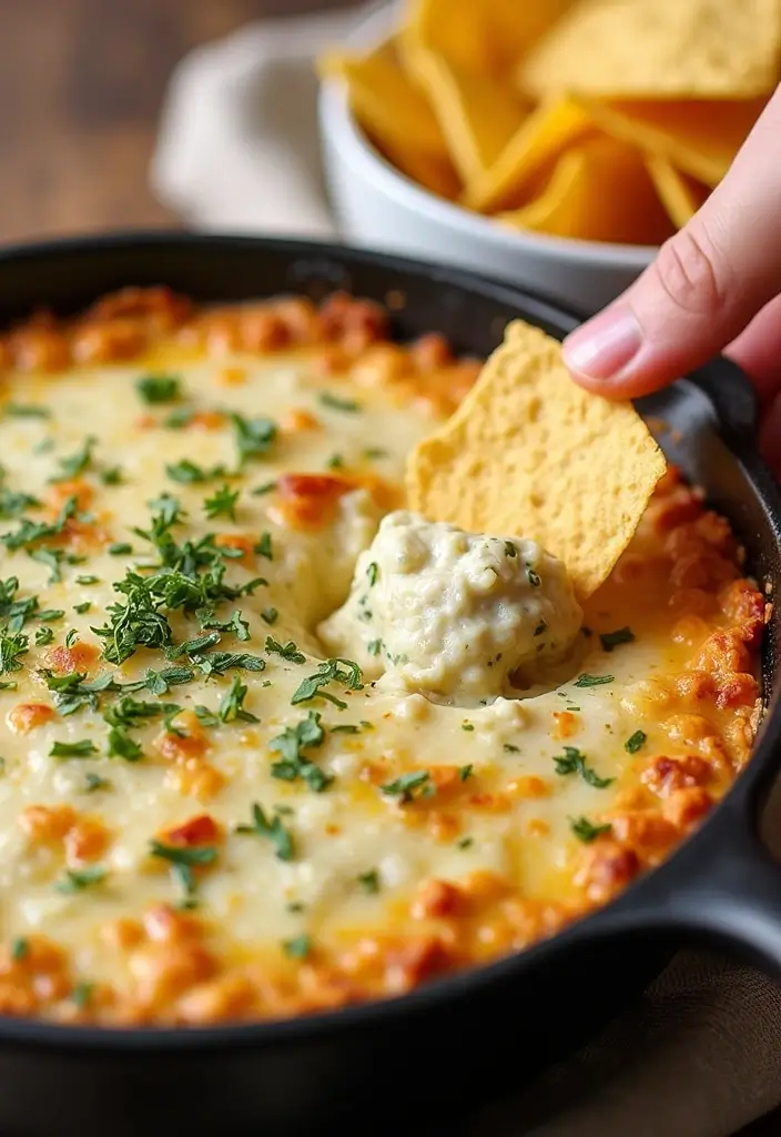 25 Tortilla Chip Dip Recipes You’ll Want Again and Again - 17. Parmesan Artichoke Dip