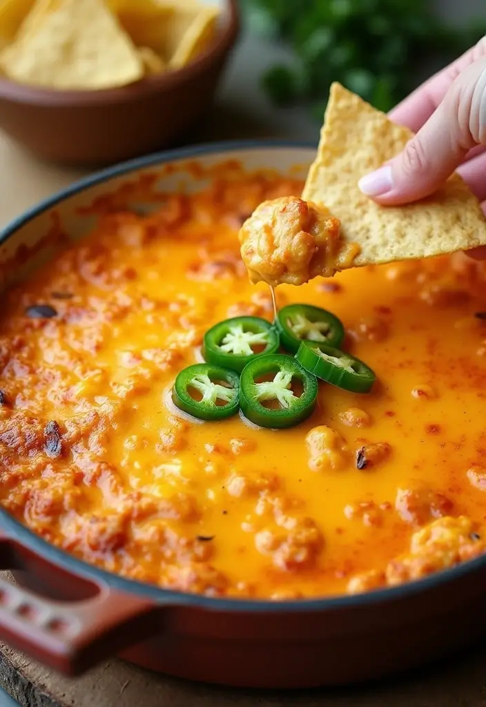 25 Tortilla Chip Dip Recipes You’ll Want Again and Again - 8. Buffalo Chicken Dip