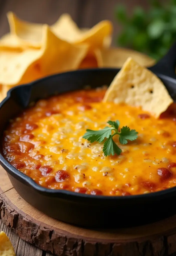 25 Tortilla Chips and Dip Recipes Perfect for Sharing - 11. Cheesy Queso Dip