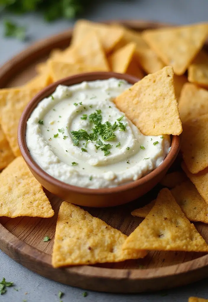 25 Tortilla Chips and Dip Recipes Perfect for Sharing - 19. Garlic Parmesan Dip