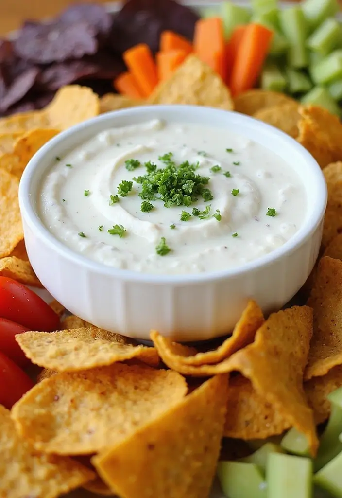 25 Tortilla Chips and Dip Recipes Perfect for Sharing - 24. Creamy Ranch Dip