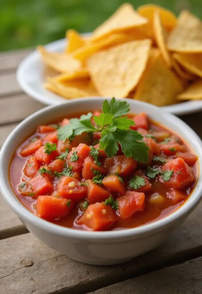 25 Tortilla Chips and Dip Recipes Perfect for Sharing - 7. Fresh Tomato Salsa