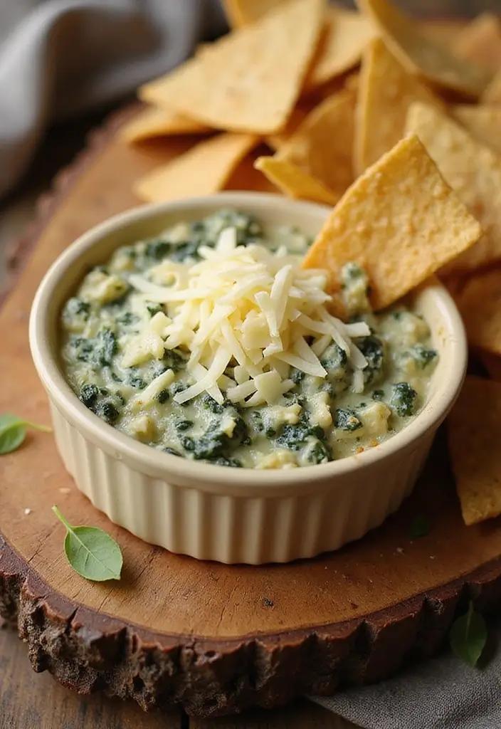 25 Tortilla Chips and Dip Recipes Perfect for Sharing - 8. Artichoke Spinach Dip