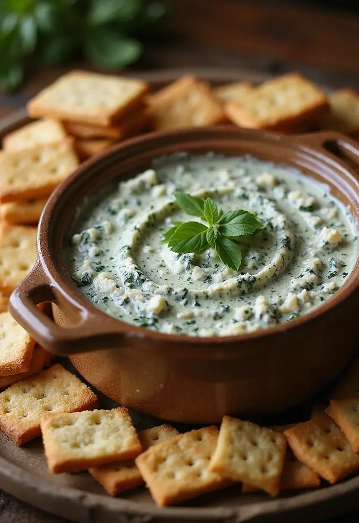 25 Two Quart Crockpot Dip Recipes That Work Every Time - 11. Spinach Feta Dip