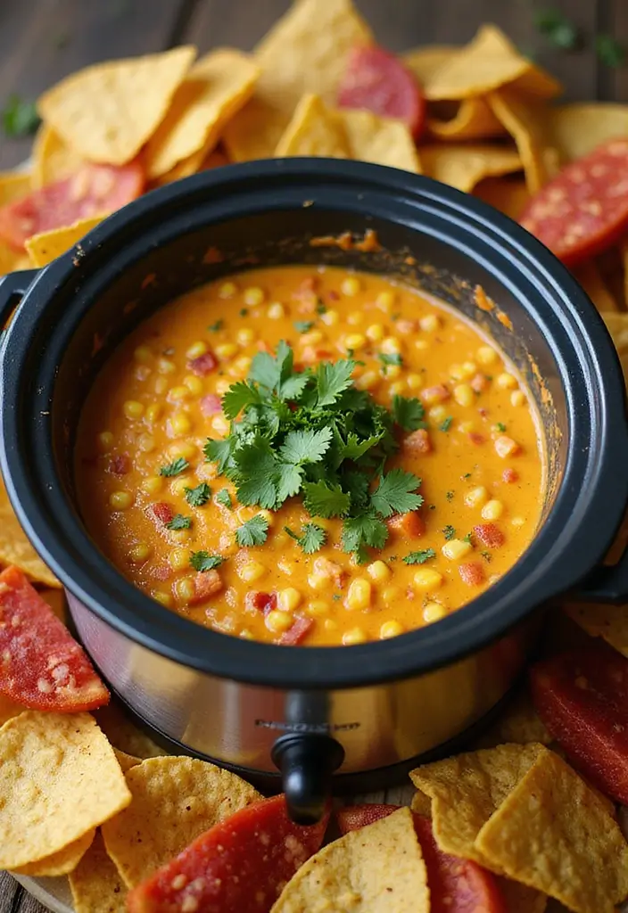 25 Two Quart Crockpot Dip Recipes That Work Every Time - 12. Mexican Street Corn Dip