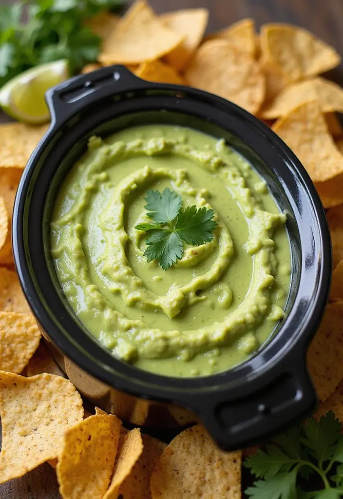 25 Two Quart Crockpot Dip Recipes That Work Every Time - 20. Zesty Avocado Dip