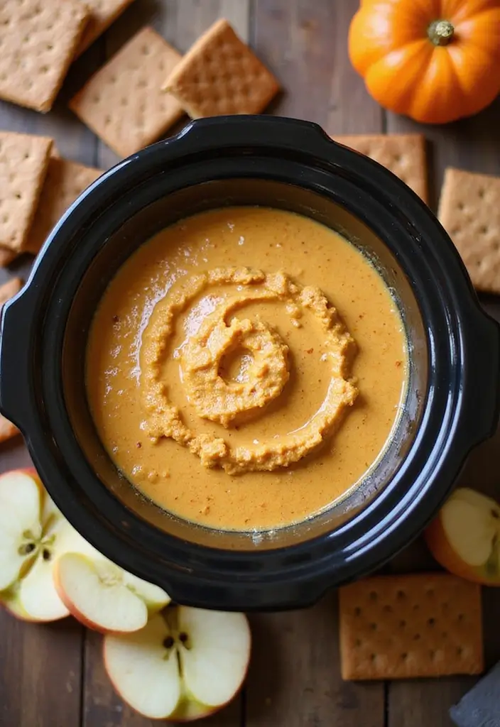 25 Two Quart Crockpot Dip Recipes That Work Every Time - 22. Pumpkin Spice Dip