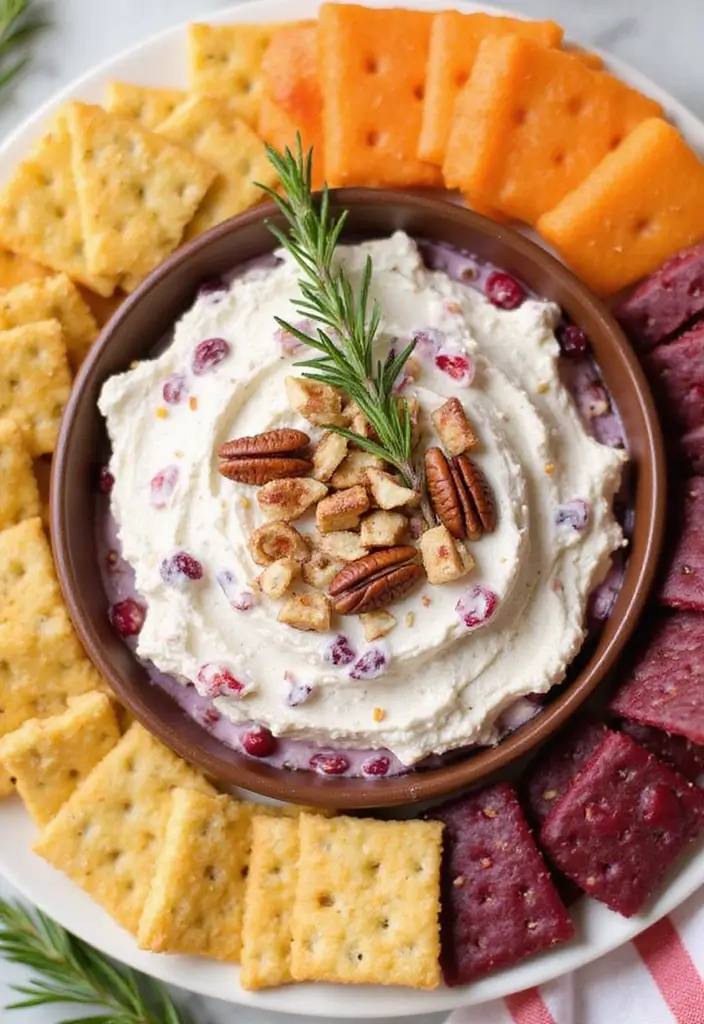 26 Cowboy Dip Recipes Baked and Inspired by All Recipes - 16. Cranberry Cream Cheese Cowboy Dip