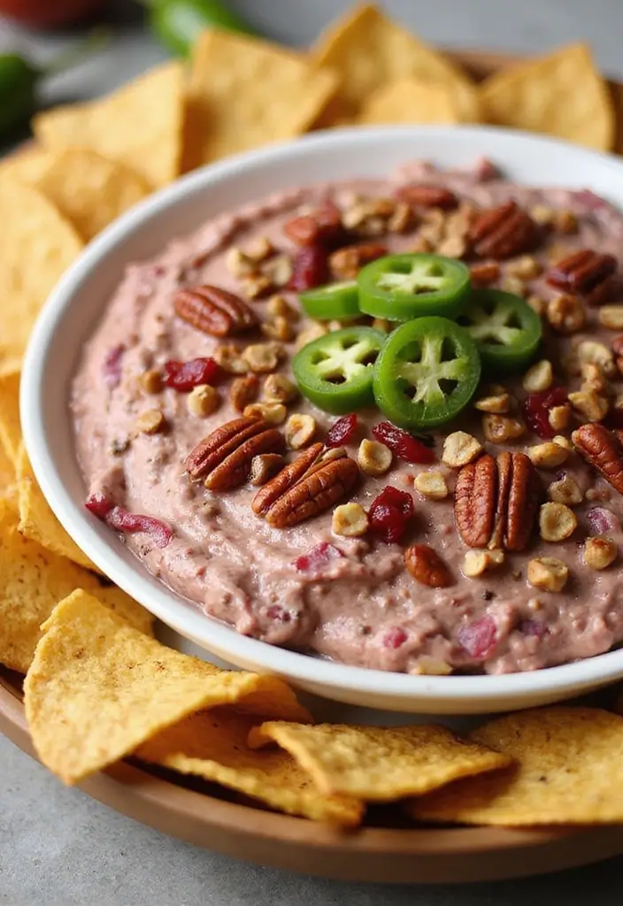 26 Cowboy Dip Recipes Baked and Inspired by All Recipes - 21. Cranberry Jalapeño Cowboy Dip