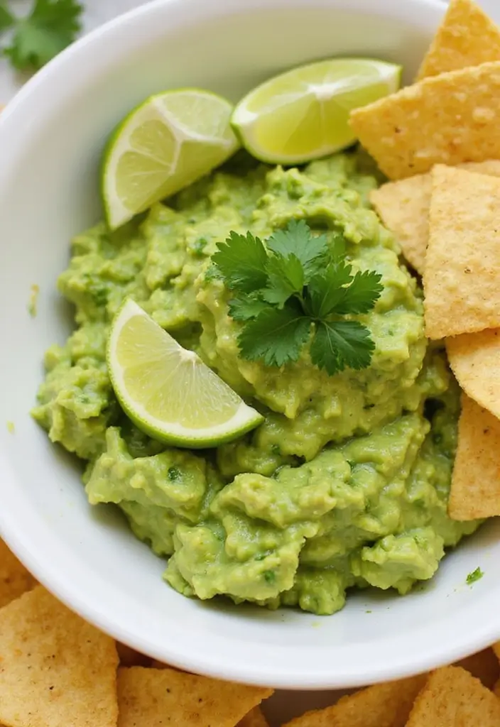 26 Dairy Free Dip Recipes That Are Creamy and Tasty - 11. Cilantro Lime Guacamole