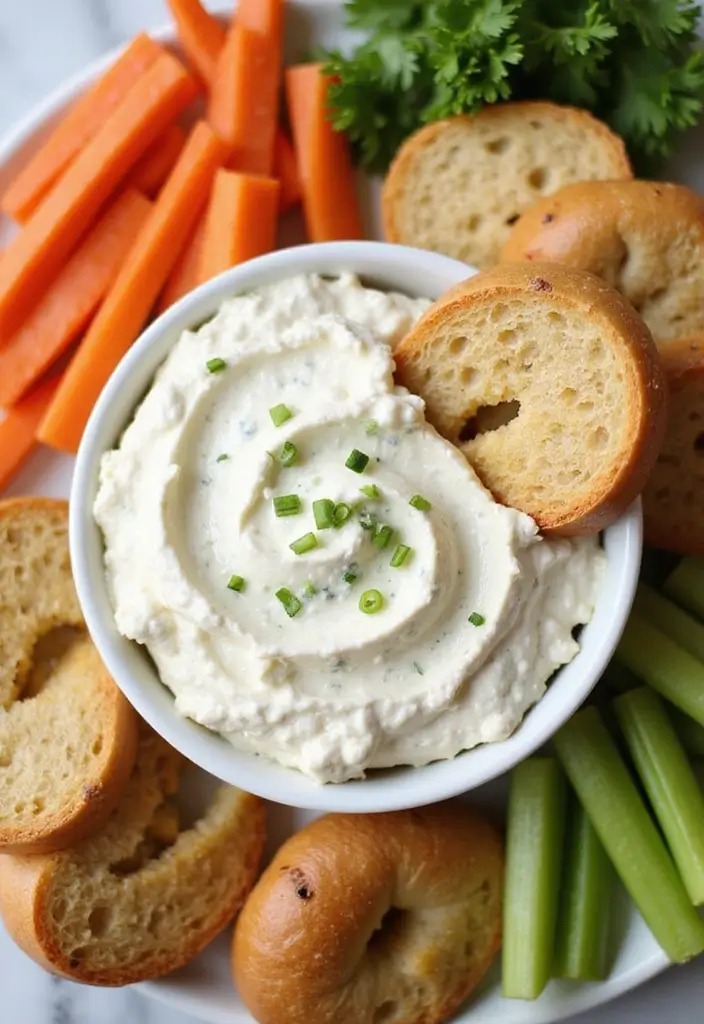 26 Dairy Free Dip Recipes That Are Creamy and Tasty - 12. Vegan Cream Cheese Dip