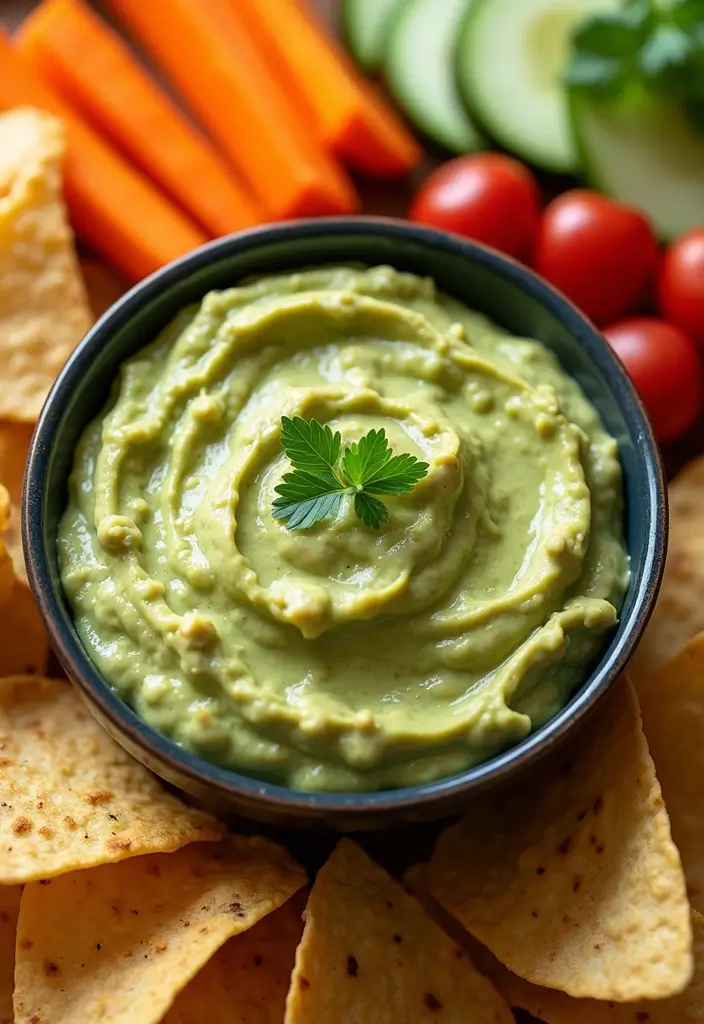 26 Dairy Free Dip Recipes That Are Creamy and Tasty - 19. Creamy Avocado Bean Dip