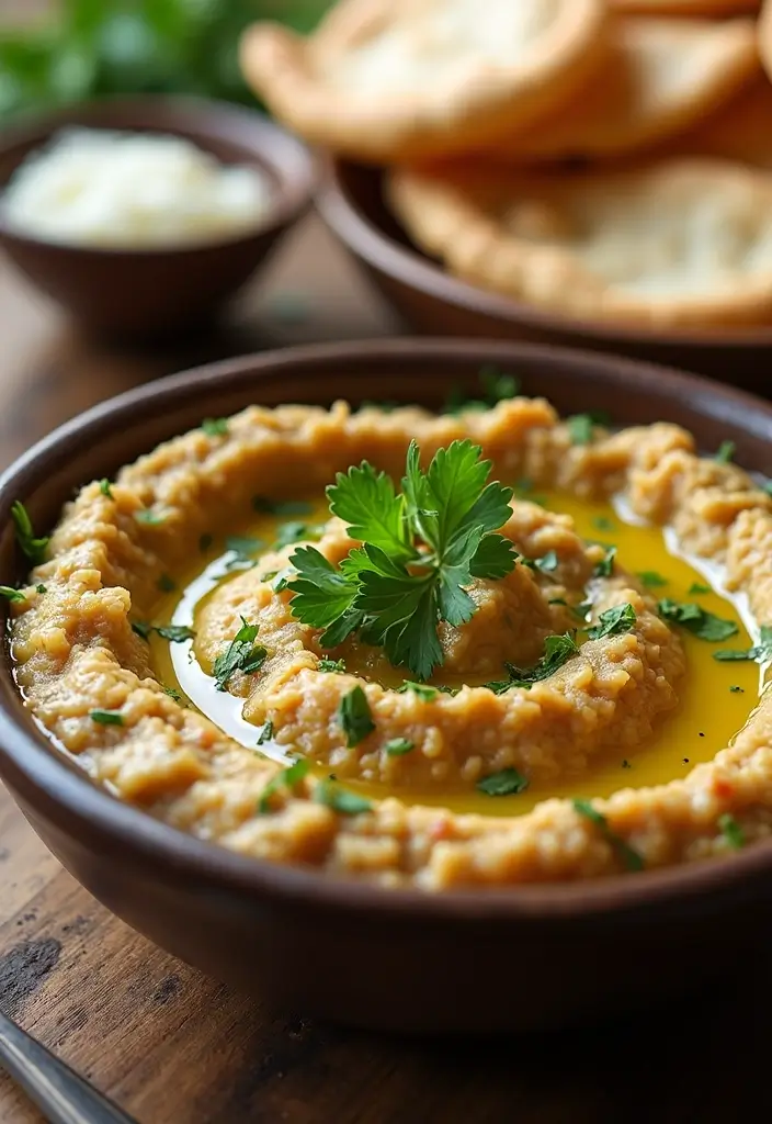 26 Dairy Free Dip Recipes That Are Creamy and Tasty - 7. Smoky Baba Ganoush