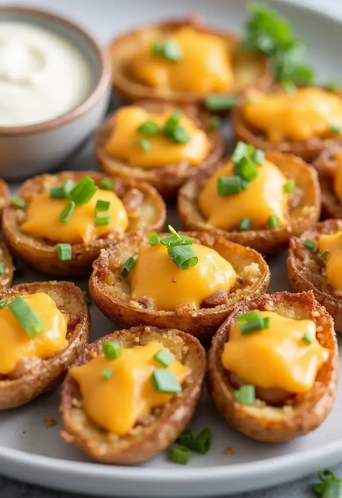 26 Delicious Recipes Using French Onion Dip at Home - 3. French Onion Dip Potato Skins