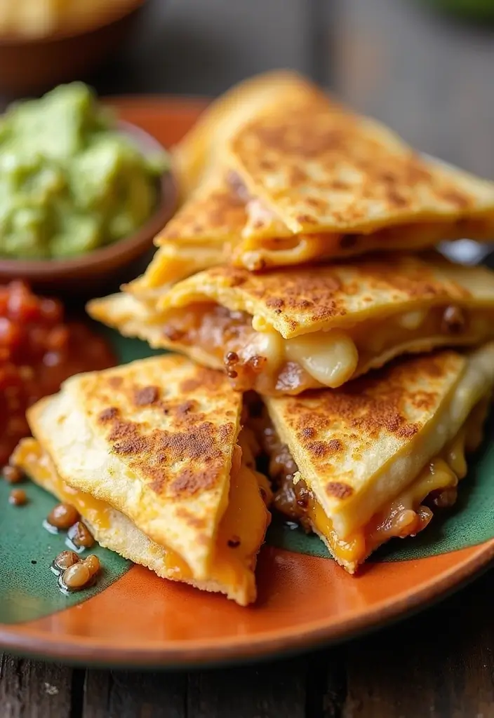 26 Delicious Recipes Using French Onion Dip at Home - 4. French Onion Dip Quesadillas