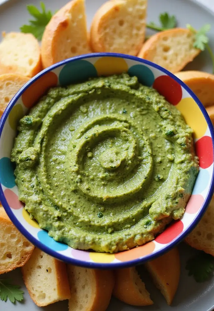 26 Four Onion Dip Recipes Inspired by 12 Tomatoes - 14. Pesto Four Onion Dip