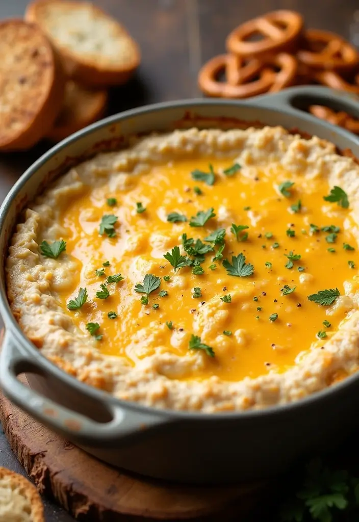 26 Four Onion Dip Recipes Inspired by 12 Tomatoes - 17. Beer Cheese Four Onion Dip