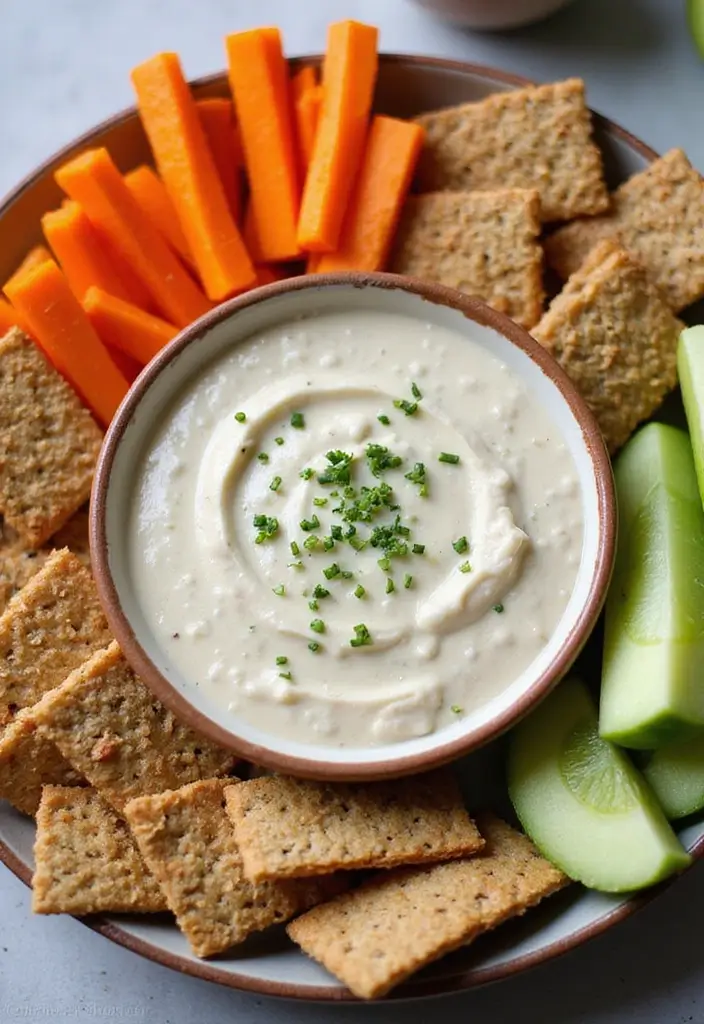 26 Four Onion Dip Recipes Inspired by 12 Tomatoes - 24. Vegan Four Onion Dip