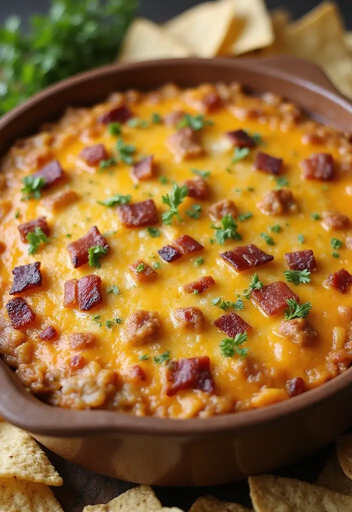 26 Four Onion Dip Recipes Inspired by 12 Tomatoes - 6. Bacon & Cheddar Four Onion Dip