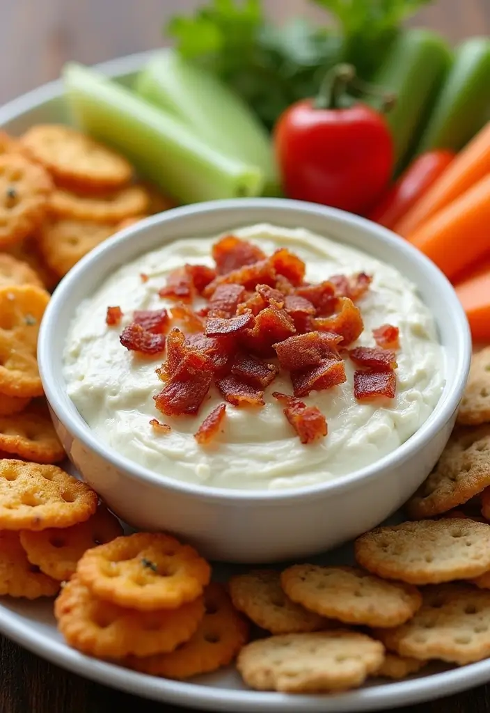26 Jalapeño Cream Cheese Dip Recipes Packed with Flavor - 12. Bacon Jalapeño Cream Cheese Dip