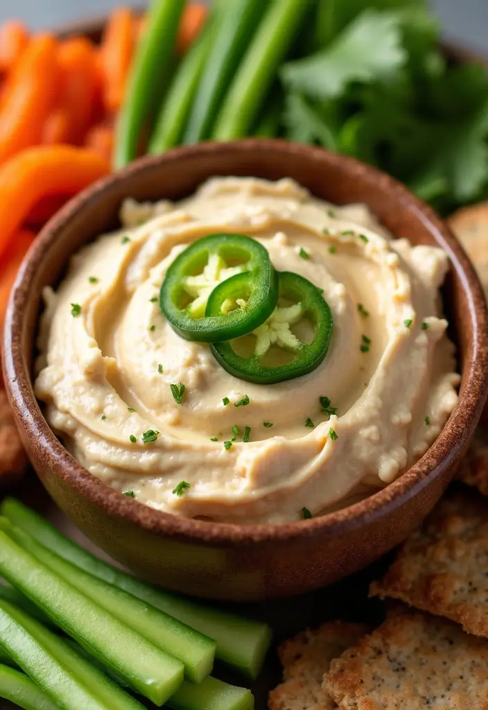 26 Jalapeño Cream Cheese Dip Recipes Packed with Flavor - 16. Jalapeño and White Bean Dip