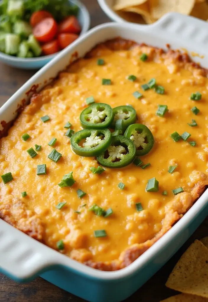 26 Jalapeño Cream Cheese Dip Recipes Packed with Flavor - 17. Jalapeño Cheddar Cheese Dip