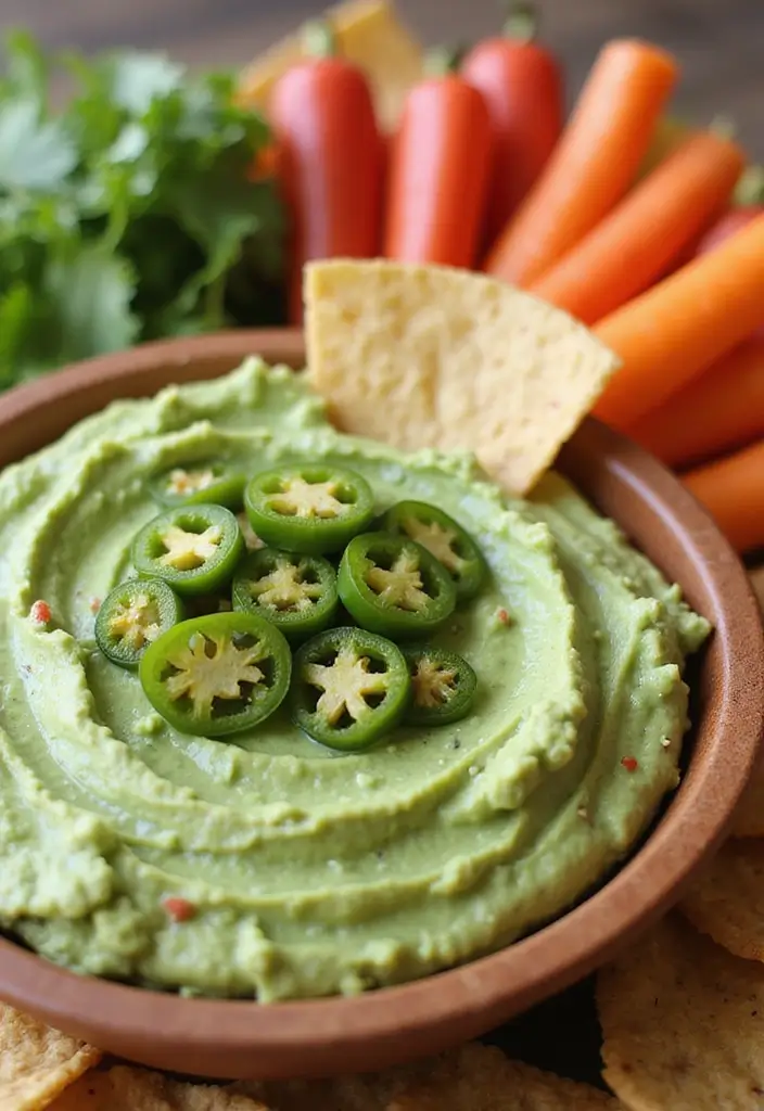 26 Jalapeño Cream Cheese Dip Recipes Packed with Flavor - 2. Spicy Avocado Jalapeño Dip