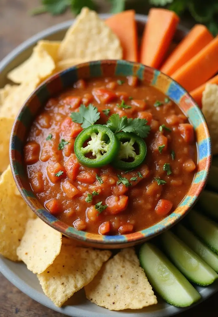 26 Jalapeño Cream Cheese Dip Recipes Packed with Flavor - 20. Jalapeño and Tomato Salsa Dip