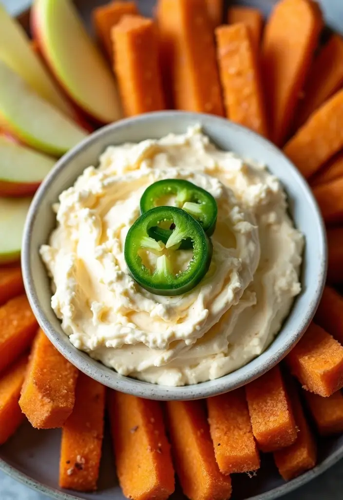 26 Jalapeño Cream Cheese Dip Recipes Packed with Flavor - 9. Sweet and Spicy Jalapeño Cream Cheese Dip